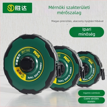 Shengda mérőszalag üvegszálas vonalzóval, kétoldalas, puha mérőszalag