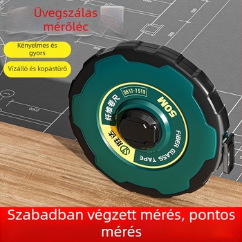 Shengda mérőszalag üvegszálas vonalzóval, kétoldalas, puha mérőszalag