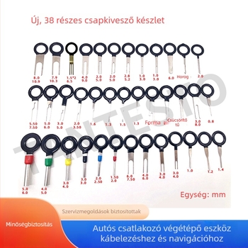 Gépjármű csatlakozó pin kinyerő eszköz – fém kivitel, általános célú (Fém; Általános célú)