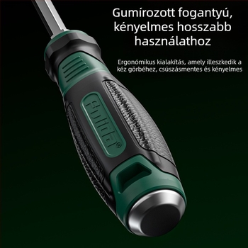 Cr-V acélból készült többfejes mágneses csavarhúzó, keresztes fej, magas keménységű és ütésálló