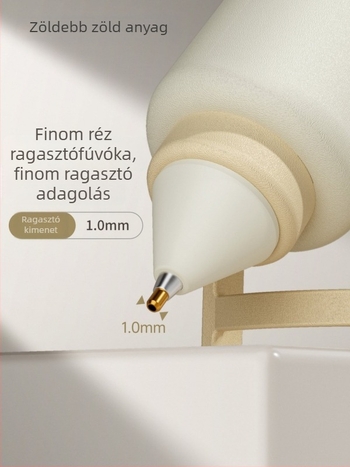 Vékony hegyű forró ragasztópisztoly DIY kézműveseknek, otthoni használatra, magas viszkozitású 7 mm ragasztó rudak