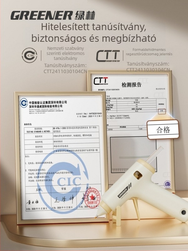 Vékony hegyű forró ragasztópisztoly DIY kézműveseknek, otthoni használatra, magas viszkozitású 7 mm ragasztó rudak