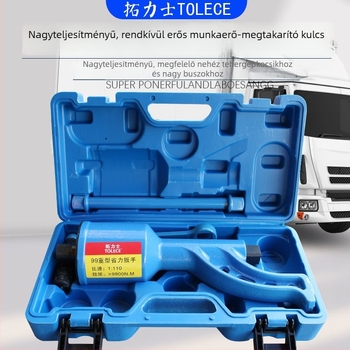 Treatise Teherautó gumi kulcs – munkaerő-megtakarítás, nehéz kivitel, króm-vanádium acél, gumiabroncs-csere eszköz