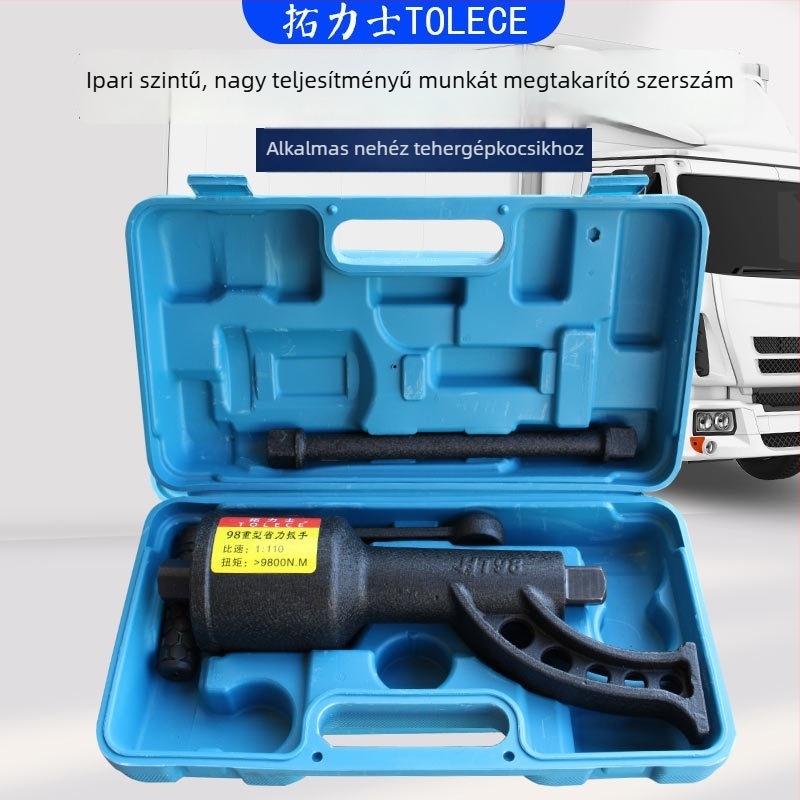 Treatise Teherautó gumi kulcs – munkaerő-megtakarítás, nehéz kivitel, króm-vanádium acél, gumiabroncs-csere eszköz