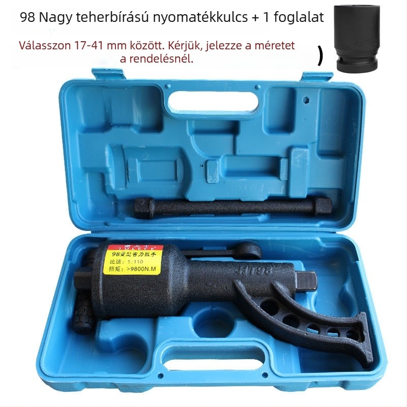 Treatise Teherautó gumi kulcs – munkaerő-megtakarítás, nehéz kivitel, króm-vanádium acél, gumiabroncs-csere eszköz