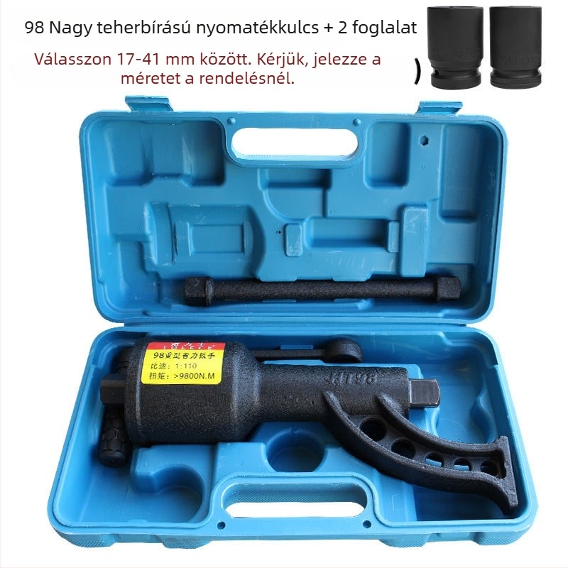 Treatise Teherautó gumi kulcs – munkaerő-megtakarítás, nehéz kivitel, króm-vanádium acél, gumiabroncs-csere eszköz