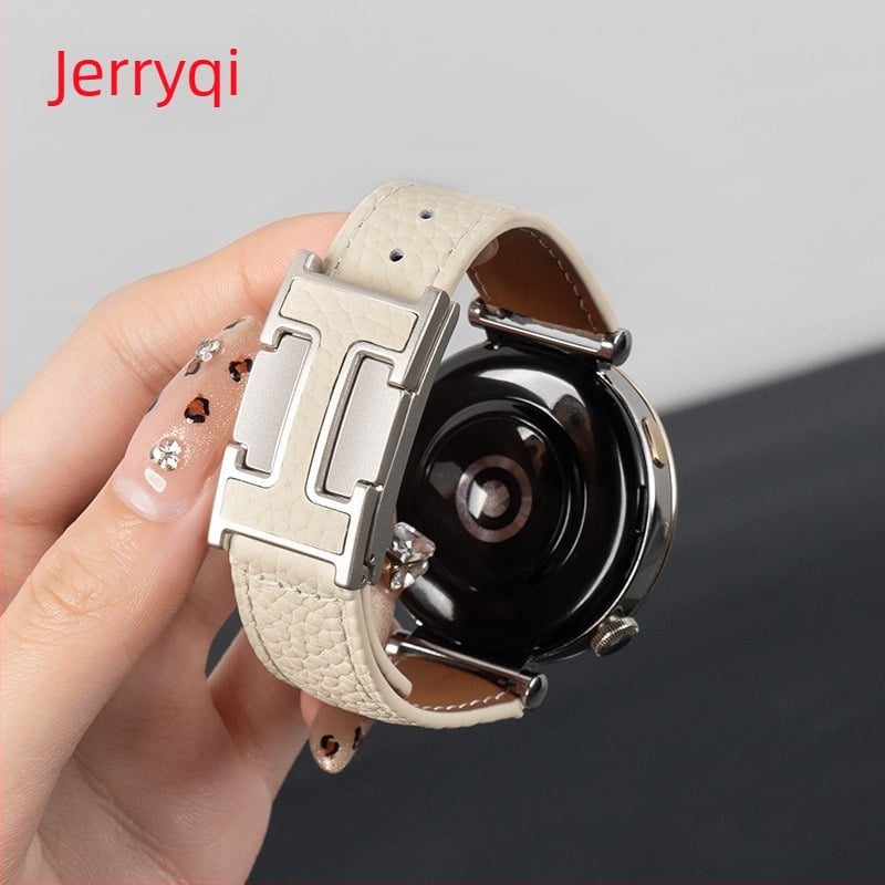 Valódi bőrből készült Huawei óra szíj mágneses csattal, univerzális kompatibilitás GT4/GT5/GT6 és Watch5