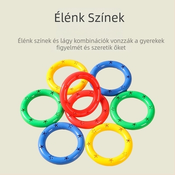 Star dinno Műanyag interaktív kézcsengő játék 4–6 éveseknek — reggeli torna, hangos funkció, fejlesztés koordinációja, 3C tanúsítvány: 2020012203303333
