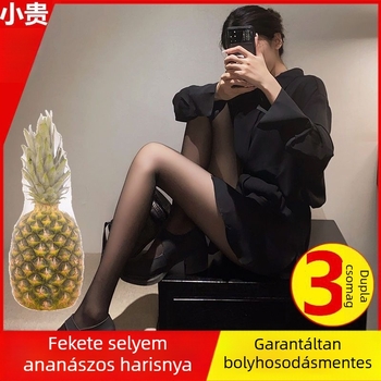Fekete 0D vékony harisnyanadrág magas nőknek, nyári légáteresztő, sexy