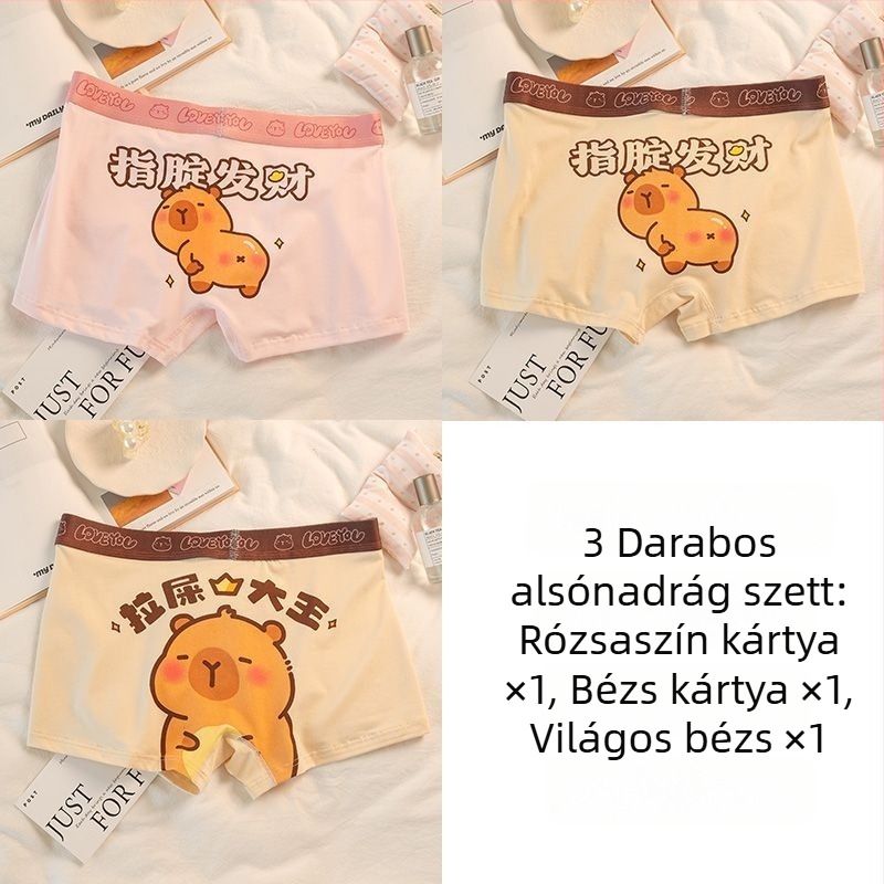 Kapibala Férfi Boxeralsó – Gyorsan szárad, Középmagas derék, 2025 tavasz megjelenés