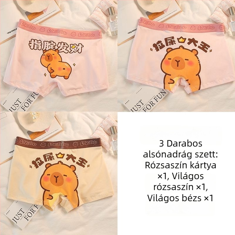 Kapibala Férfi Boxeralsó – Gyorsan szárad, Középmagas derék, 2025 tavasz megjelenés