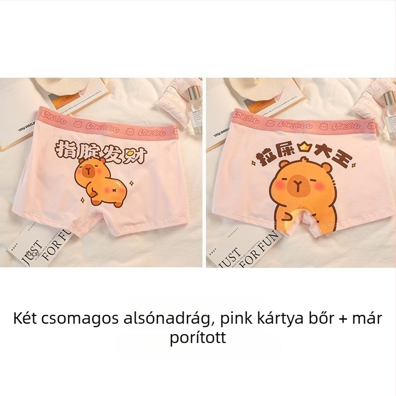 Kapibala Férfi Boxeralsó – Gyorsan szárad, Középmagas derék, 2025 tavasz megjelenés