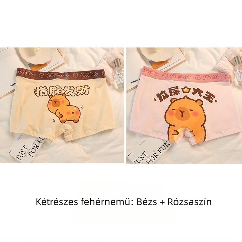 Kapibala Férfi Boxeralsó – Gyorsan szárad, Középmagas derék, 2025 tavasz megjelenés