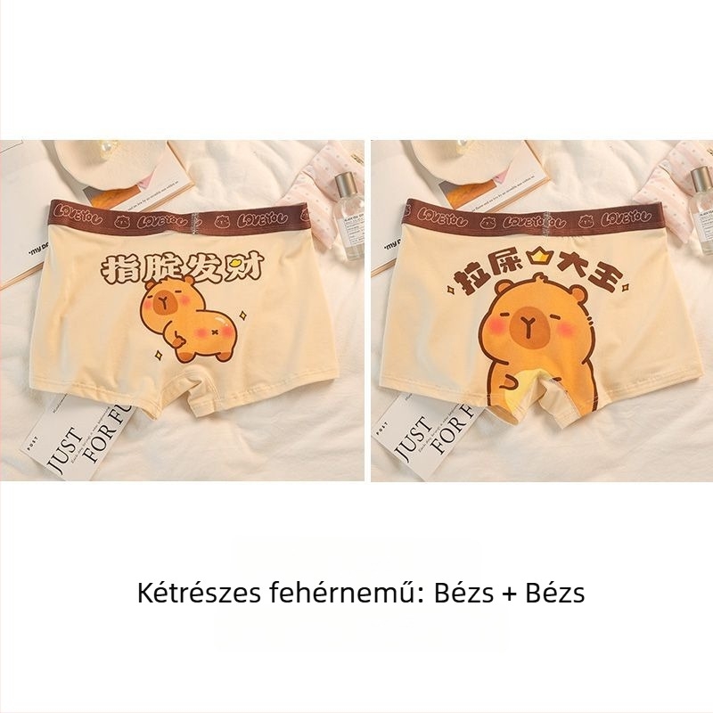 Kapibala Férfi Boxeralsó – Gyorsan szárad, Középmagas derék, 2025 tavasz megjelenés