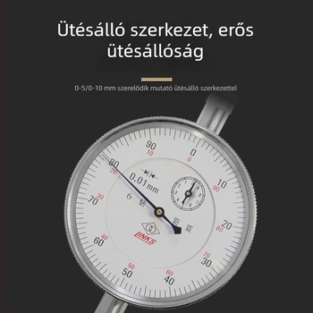 Dial indikátor mágneses alapú ütésálló, skála 0-1-3-5-10-30-50, GB1219-2008, márka Ha Amount
