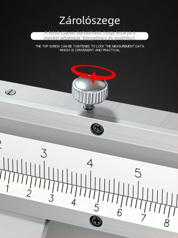 Rozsdamentes acél digitális tolókaliber – ipari osztály, magas precizitás, digitális kijelző