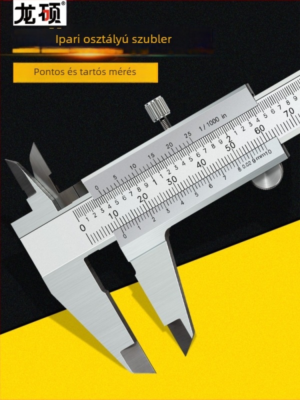 Rozsdamentes acél digitális tolókaliber – ipari osztály, magas precizitás, digitális kijelző