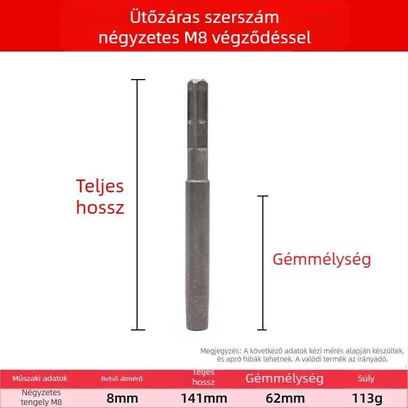 Kromált acél – Mechanikus tágítócsavar ütőhüvely, eszköz rögzítéshez ankerhez, nemzeti szabvány, 1 darabos készlet gépjavításhoz