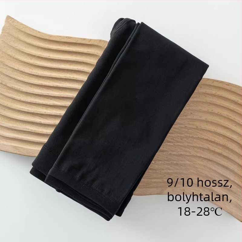 Női fleece-béléssel ellátott leggings, világosszürke, 3/4 hossz, plusz méret, bőrtónus