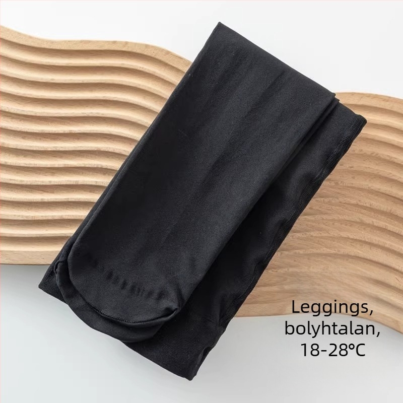 Női fleece-béléssel ellátott leggings, világosszürke, 3/4 hossz, plusz méret, bőrtónus