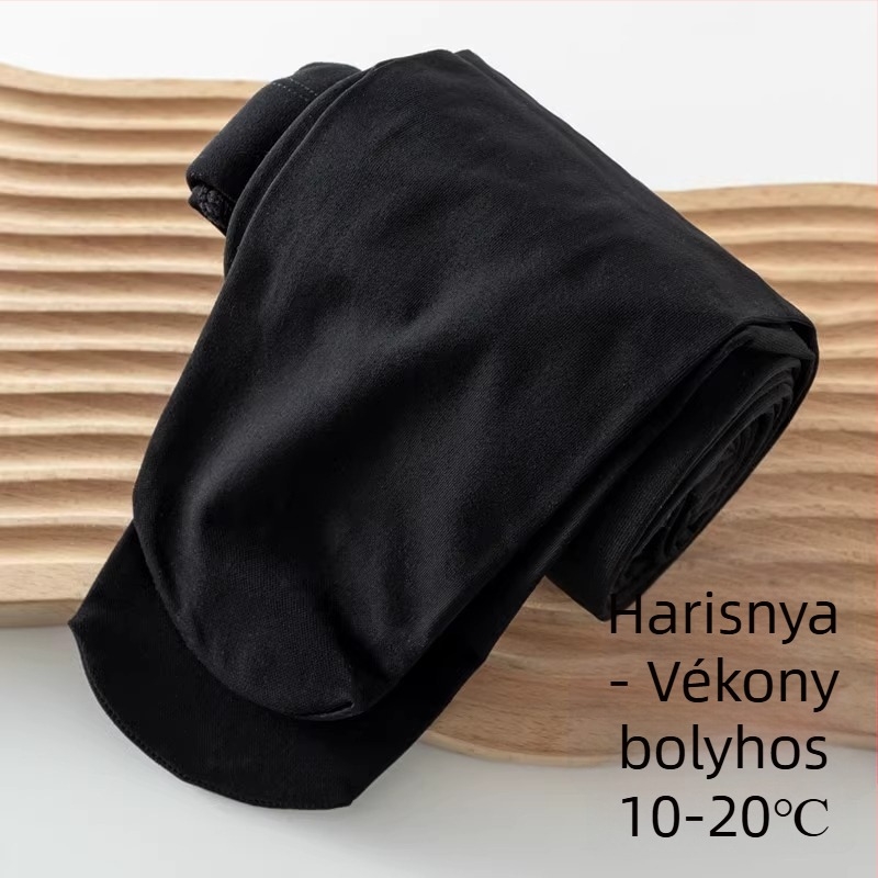 Női fleece-béléssel ellátott leggings, világosszürke, 3/4 hossz, plusz méret, bőrtónus