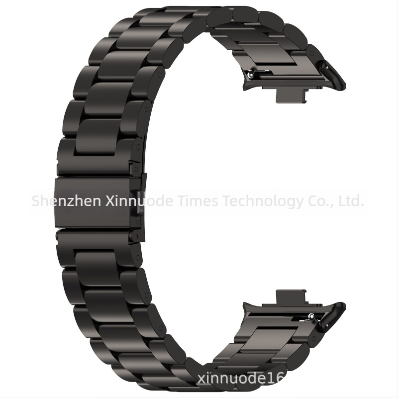 Redmi Watch 6-hoz három gömbös fém szíj, rozsdamentes acélból, dupla pattintós csattal