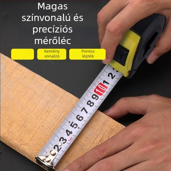 Home Craftsman Acél mérőszalag, esésálló, vastagított és keményített penge, rozsdamentes acél tokkal, 12 db dobozban