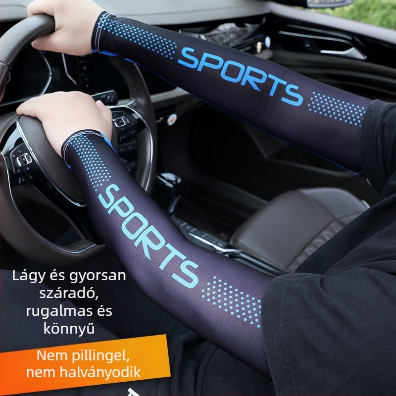 Férfi Ice Silk karvédők – Nyár 2021, Poliészter 71–80%, Nylon 61–70% keverék, Márka KSHWPP