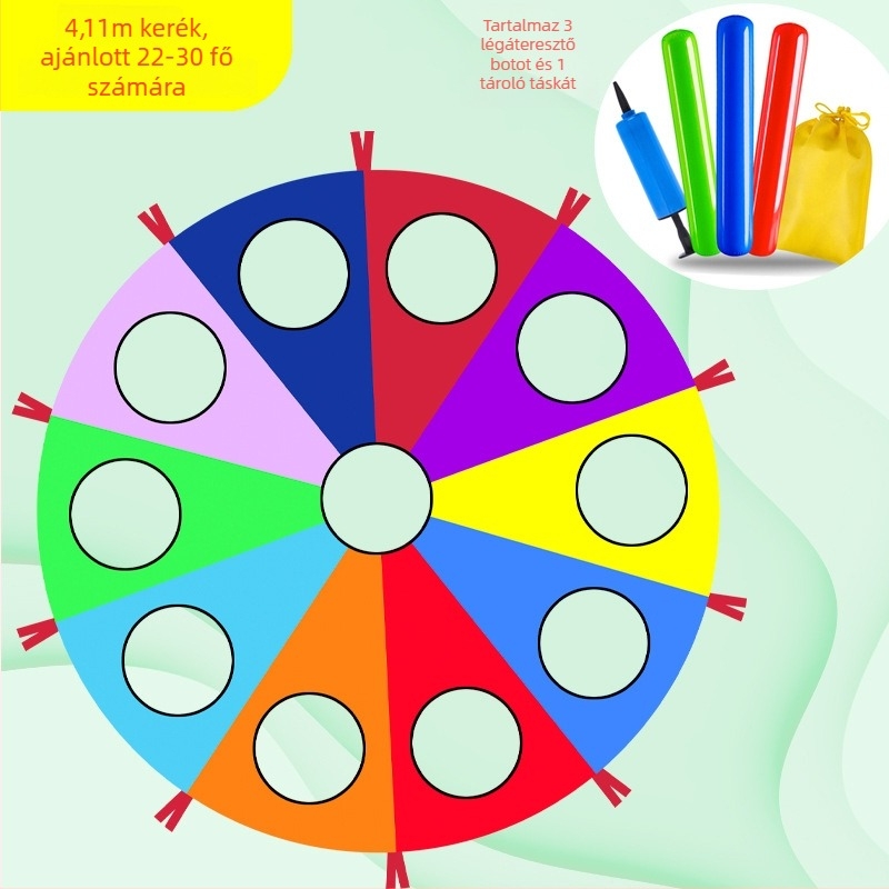 Whack-A-Mole játék óvodások számára nyolcszögletű esernyővel, kültéri fitnesz és szenzoros tréning (Raktáron • Korhatár: felnőttek • Megjelenés: 2021 nyár)