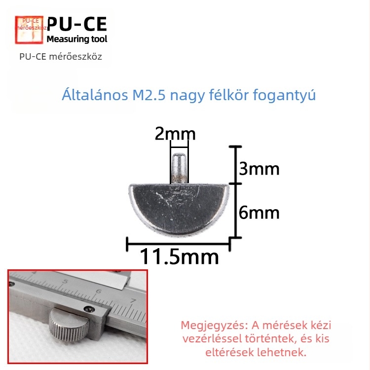 6E3X Vernier tolómérő rögzítőcsavarok készlet — zárócsavarok digitális magasságmérőhöz és mélységmérőhöz