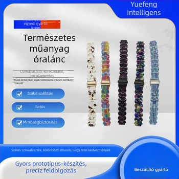 FY fém Apple Watch szíj összecsukható csattal – divatos stílus, kompatibil Apple Watch, súly 3.2 g