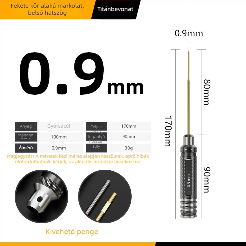 VDE szigetelőanyagú hatszögletű csavarhúzó és kulcs készlet modellek repülőgépekhez, több mint 200 készlet, építésre, vágó formátum