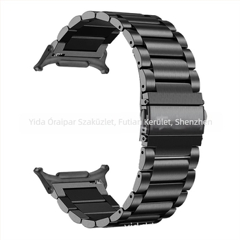 Samsung Galaxy Watch7 Ultra rozsdamentes acél szíj, összecsukható csat, üzleti stílus, tömeg 100 g