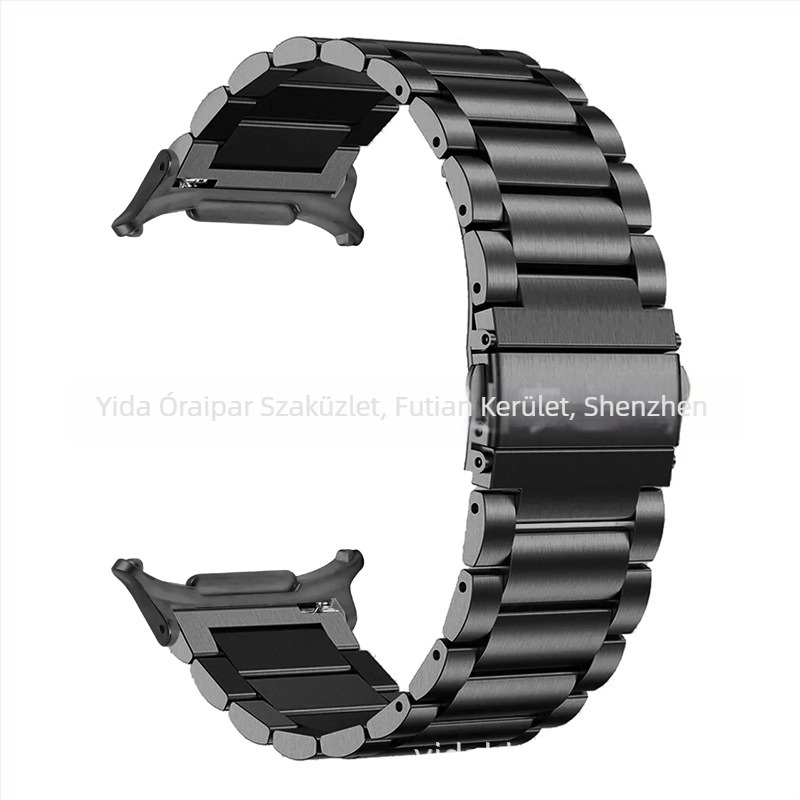 Samsung Galaxy Watch7 Ultra rozsdamentes acél szíj, összecsukható csat, üzleti stílus, tömeg 100 g