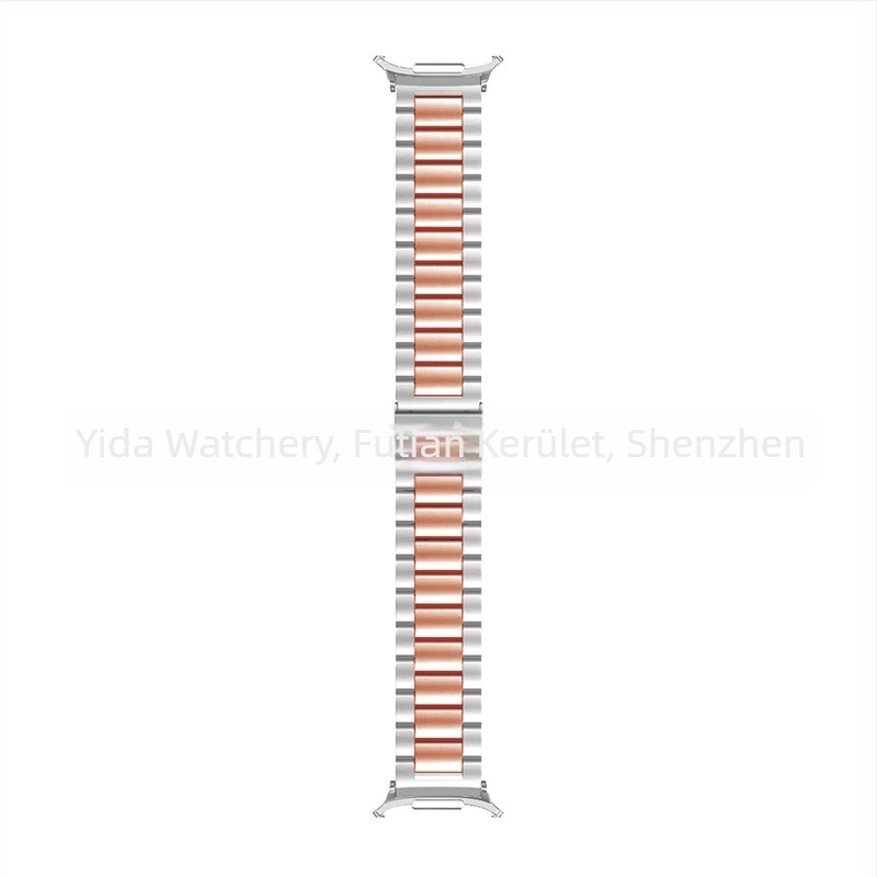 Samsung Galaxy Watch7 Ultra rozsdamentes acél szíj, összecsukható csat, üzleti stílus, tömeg 100 g