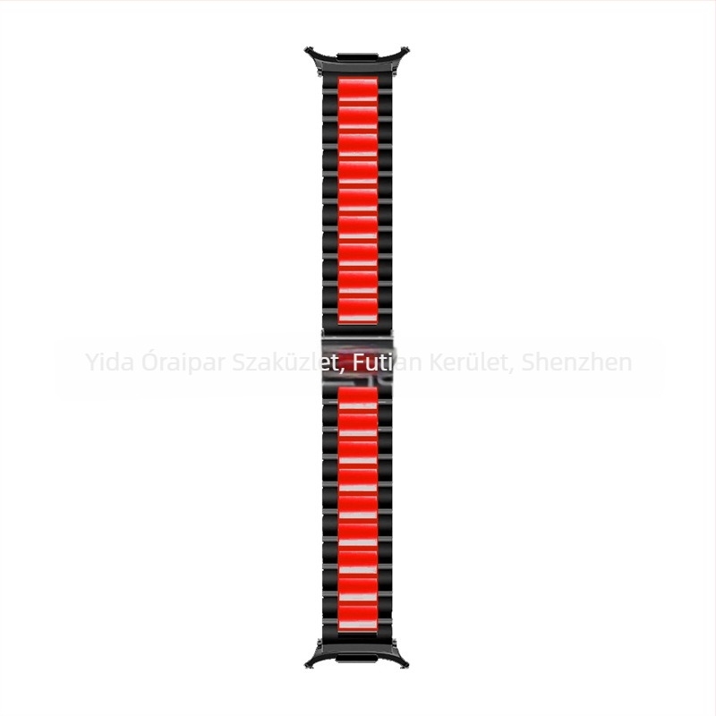 Samsung Galaxy Watch7 Ultra rozsdamentes acél szíj, összecsukható csat, üzleti stílus, tömeg 100 g