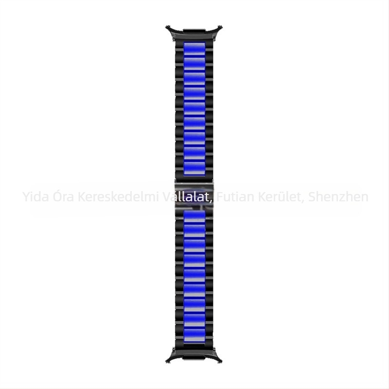 Samsung Galaxy Watch7 Ultra rozsdamentes acél szíj, összecsukható csat, üzleti stílus, tömeg 100 g