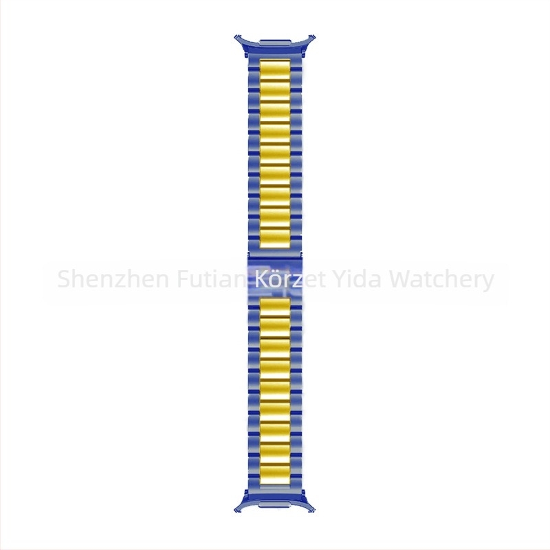 Samsung Galaxy Watch7 Ultra rozsdamentes acél szíj, összecsukható csat, üzleti stílus, tömeg 100 g