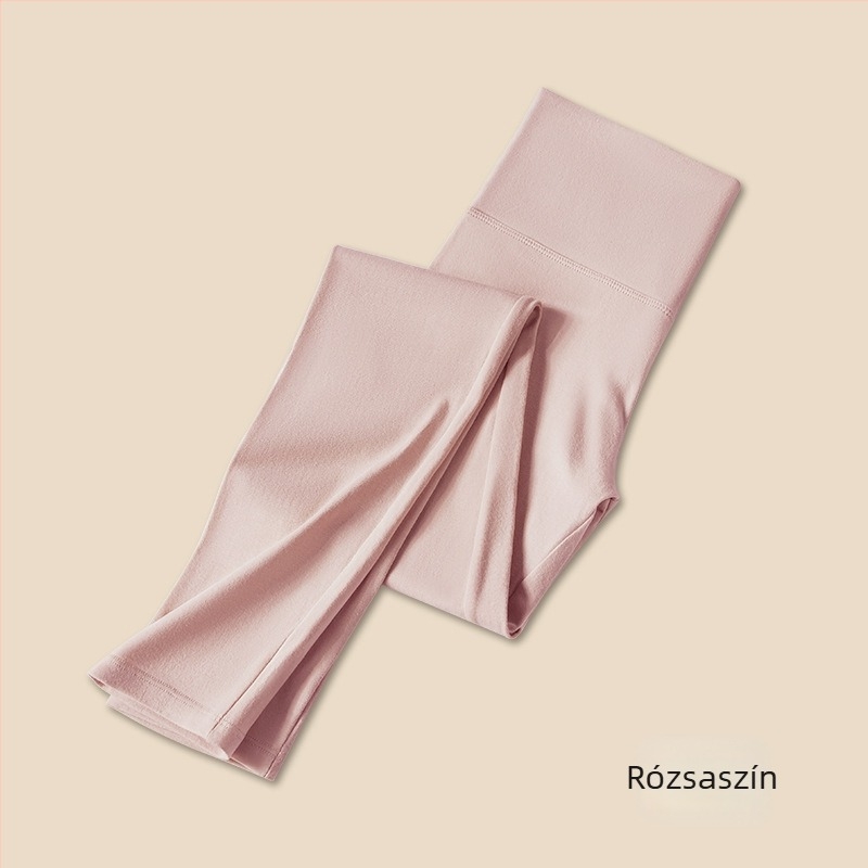 Női pamut leggings magas derekú őszi–téli szezonra, karcsúsító hasformáló, vékony, meleg belső ruházat