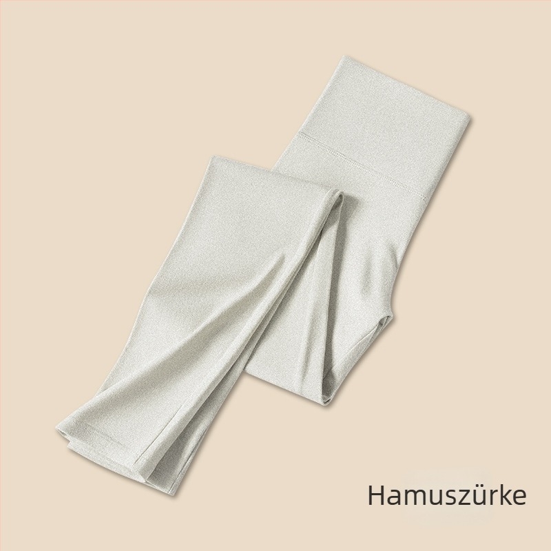 Női pamut leggings magas derekú őszi–téli szezonra, karcsúsító hasformáló, vékony, meleg belső ruházat