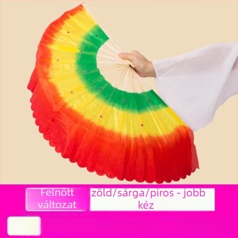 Kétoldalas Yangko táncfan előadásokhoz, színpadi kellék, márka Unique, 2021 nyarán debütált