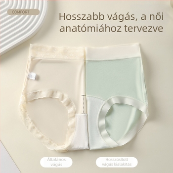 Női Lyocell alsónemű, pamut bélés, antibakteriális, HPV védelem, lélegző