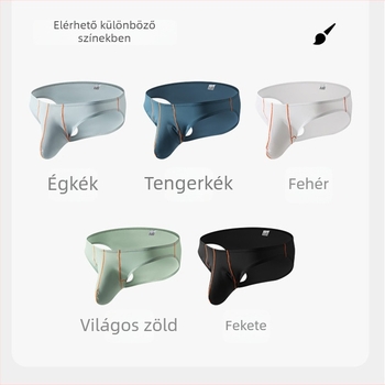 Férfi nylon boxeralsó, alacsony derekú, gyorsan száradó, sportos, 61-70D