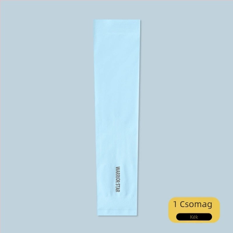 Uniszex kerékpáros karvédő UV-védelemmel és Ice Silk hűtéssel, nylon anyag (81–95% nylon tartalom)