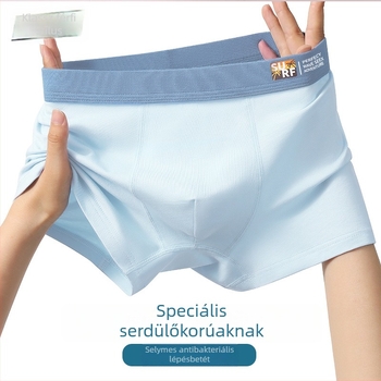 Férfi modal pamut boxeralsónemű, lélegző, antibakteriális, fiatalok számára, vékony nyári modell