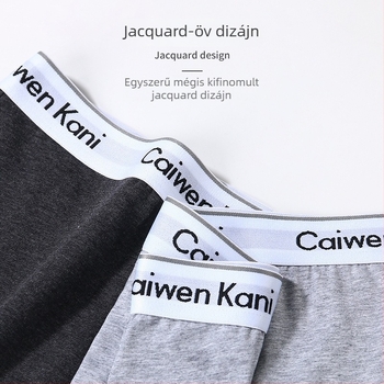 Női pamut boxer brief, seamless, középmagas derekú, légáteresztő kötött anyag