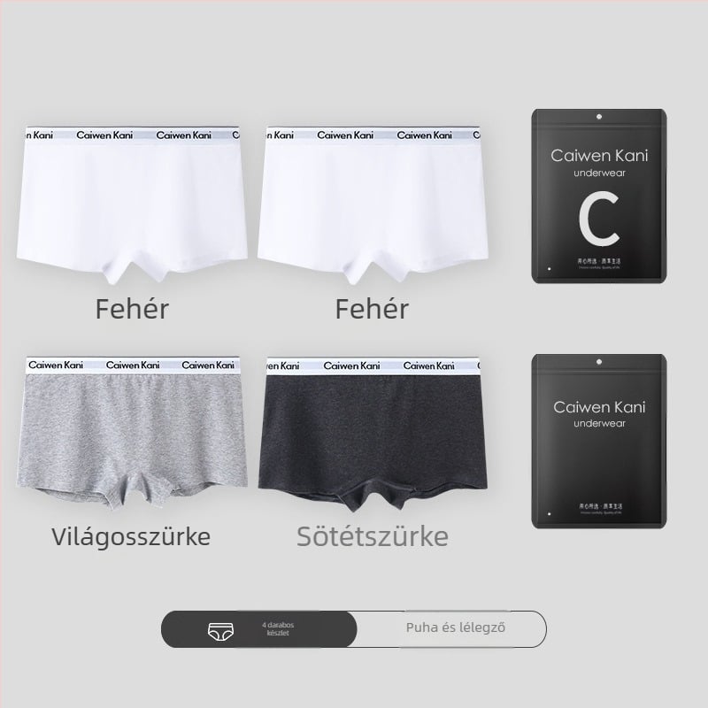 Női pamut boxer brief, seamless, középmagas derekú, légáteresztő kötött anyag