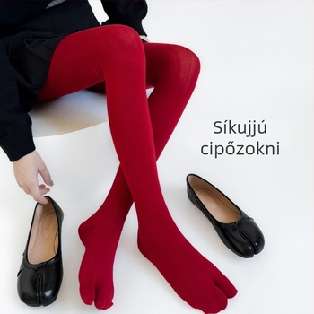 Pamut formázó harisnyanadrág, egyszínű minta, közepes vastagság, 70–80% pamut, vintage stílus