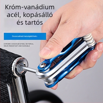 Összecsukható hex kulcskészlet krom-vanádium acélból, súly 300, hexagon fej