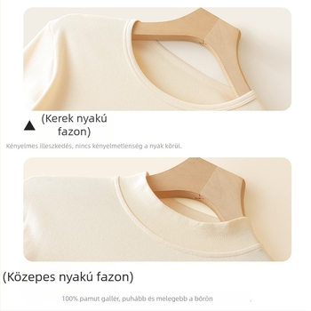 Őszi pamutból készült termál készlet lányoknak: hosszú ujjú felső és hosszú nadrág, 100% pamut, csíkos vagy kockás minta, alapréteg, kerek nyakú felső, 13–18 évesek.